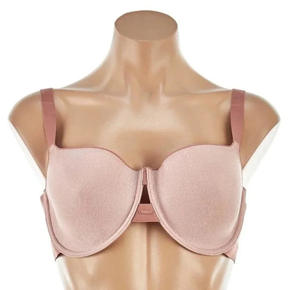 34B DKNY DK4940 Sheers Spacer T-Shirt Underwire Bra Shell Pink NWT New with Tags - Picture 7 of 7